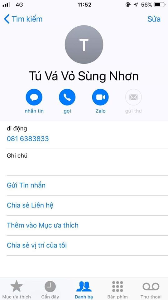 Tú - Vá vỏ Sùng Nhơn