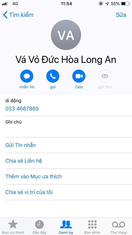 Vá Vỏ Đức Hoà - Long An