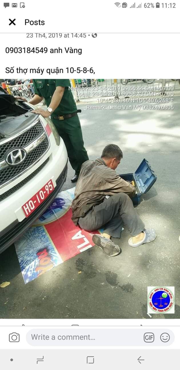 Thợ máy  10, 5, 8, 6 Hồ Chí Minh