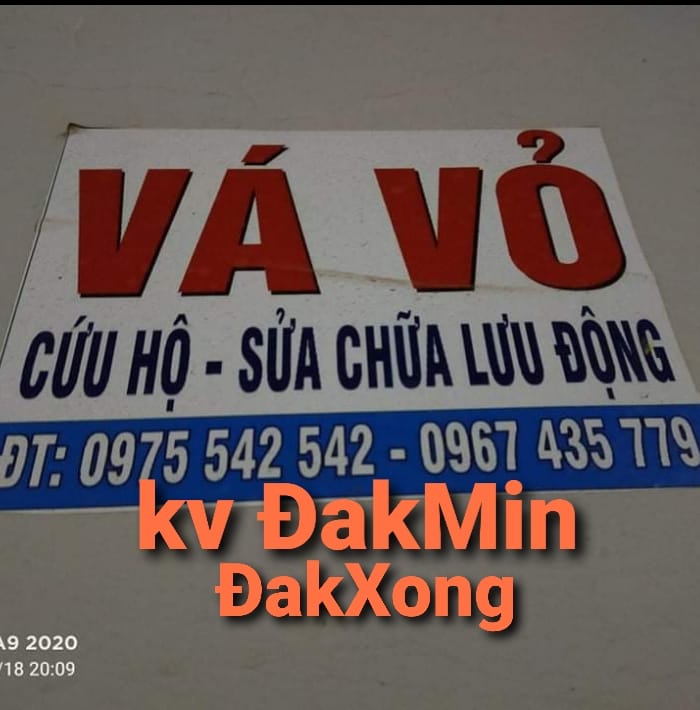 vá vỏ sửa chữa lưu động cứu hộ kv ĐakMin.ĐakSong