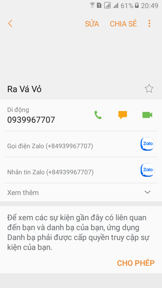 Ra - vá vỏ lưu động tại tp Cần Thơ