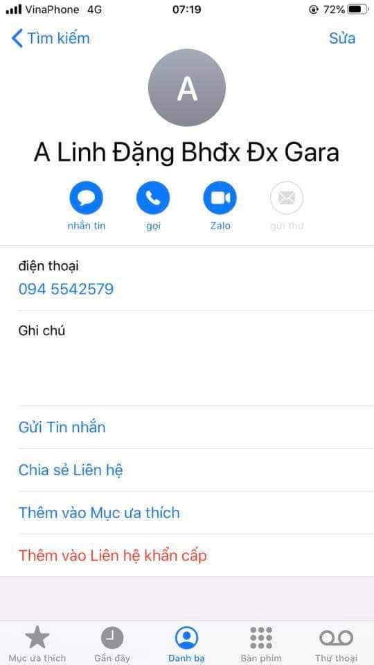 Ga ra khu vực daknong